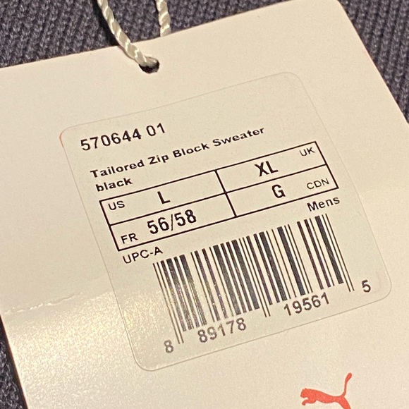 Puma Golf Tailored Zip Block Sweater - Picture 4 of 5